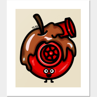 Cutest Turbo - Red Caramel Apple Posters and Art